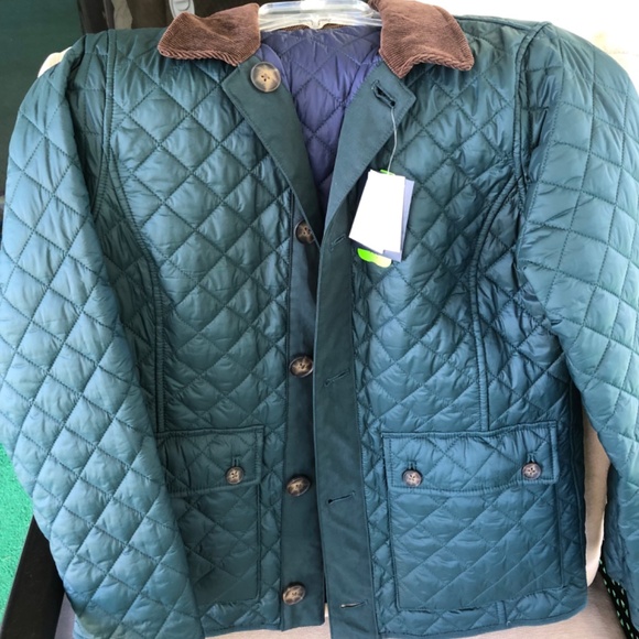 Lands End NWT quilted barn jacket size Small - Picture 2 of 7